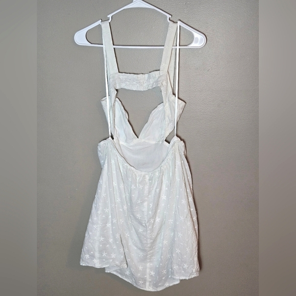 Princess Polly Khalia Cut Out Open Back White Mini Dress, Size 8 - Picture 3 of 4